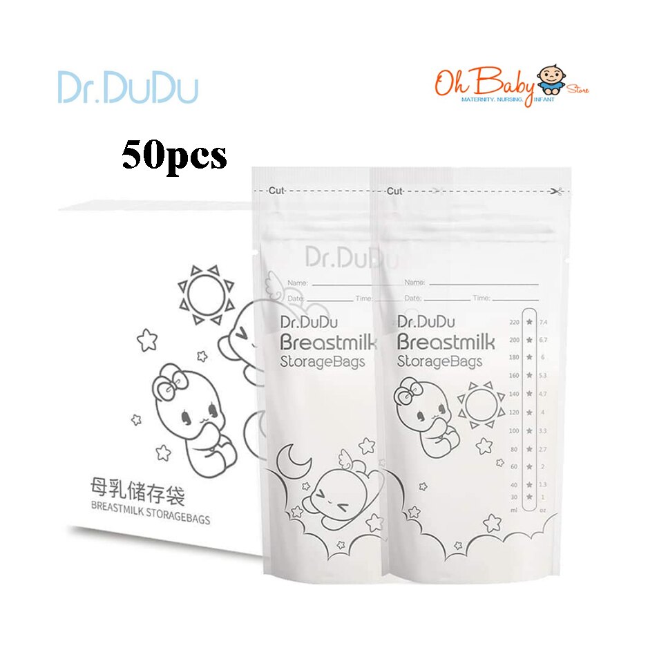 Dr Dudu Breastmilk Storage Bags 50 Pcs