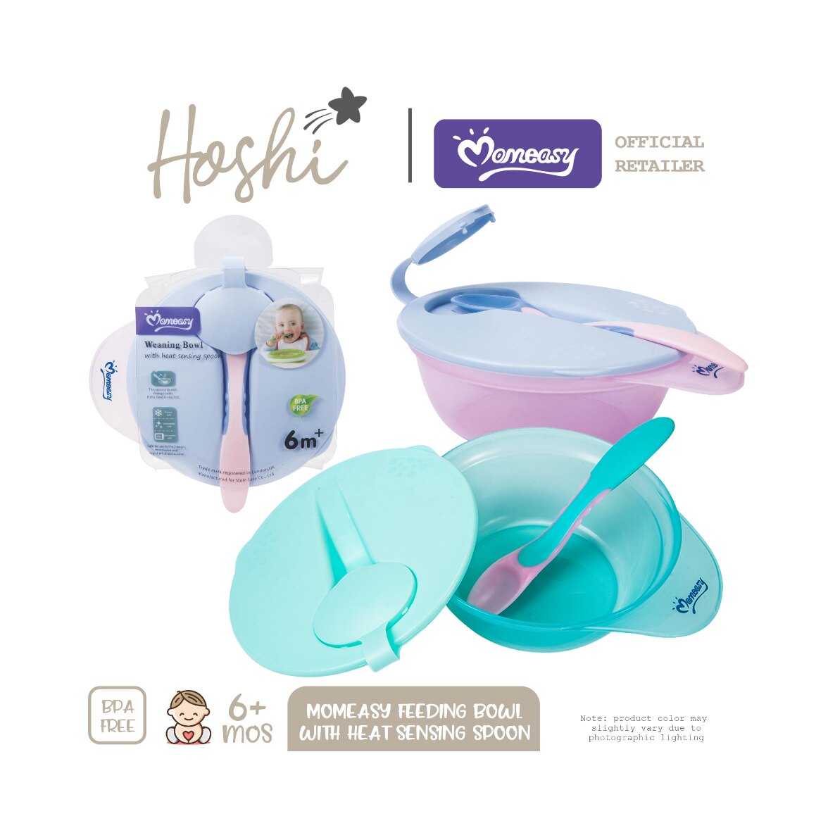 Weaning Bowl With Heat Sensing Spoon Code 45369