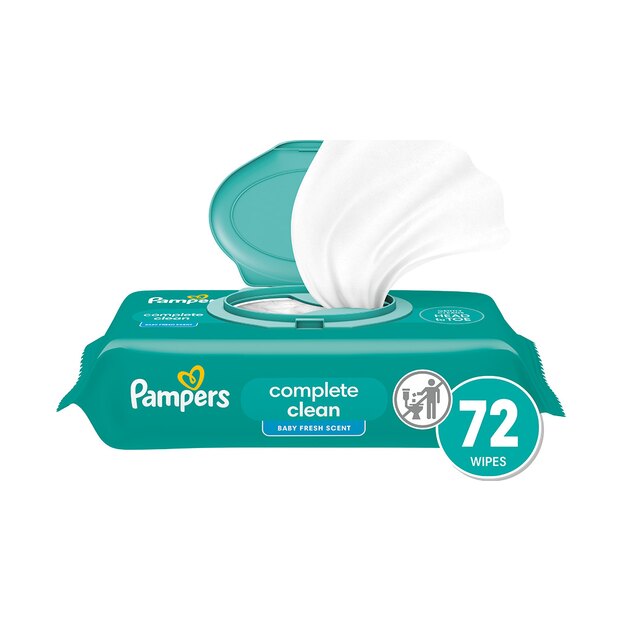 Pampers Complete Clean Wet Wipes 64 Baby Wipes