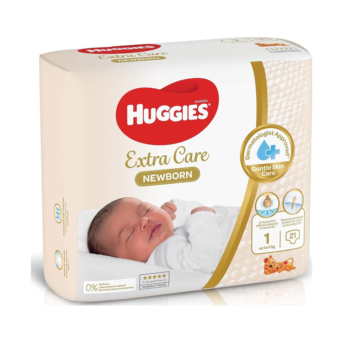 Huggies Extra Care (Gold) Size 3 (5-9 Kgs)