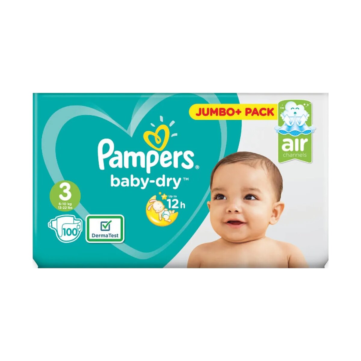 Pampers Baby Dry Size 3 (4-9 Kgs) 60Pcs