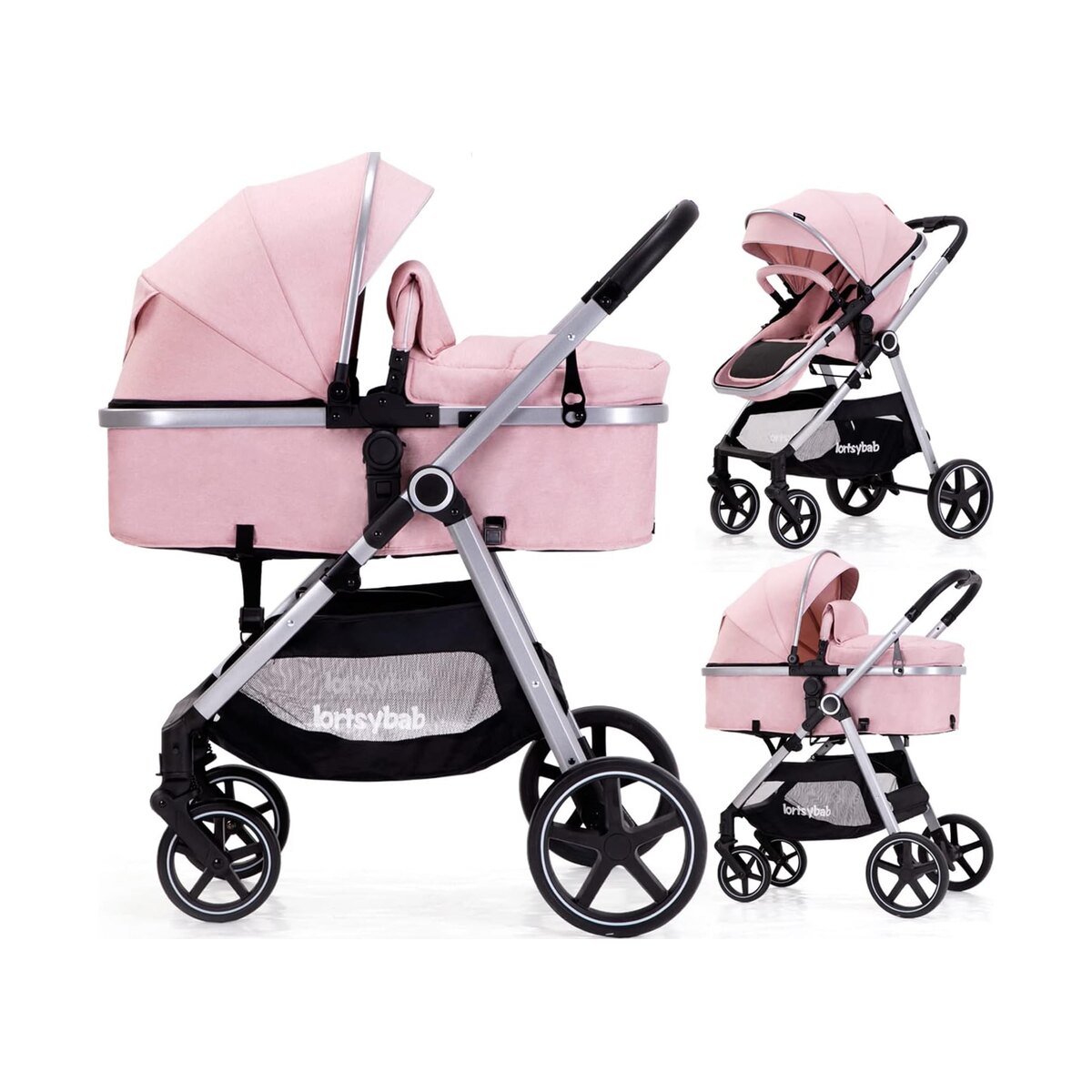 Lightweight Baby Stroller Q3, With Reversible Seat