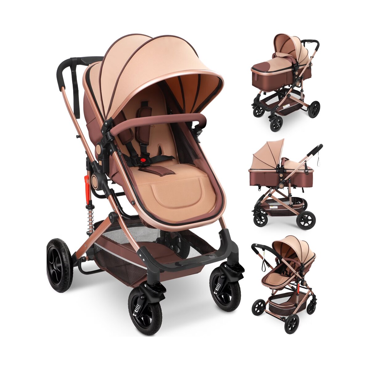 Stroller 9916F Khaki